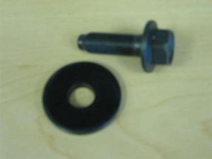 Picture of Harmonic balancer bolt & washer...Extra long thread design