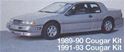 Picture of Xenon Full Ground Effects Kit for '89/90 Mercury Cougar - w/o Rear Spoiler