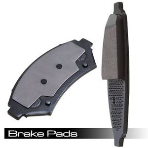 Picture of '93-98 Front Msport Carbon Metallic Brake Pads - Factory Replacement - Mark VIII/"Sport"